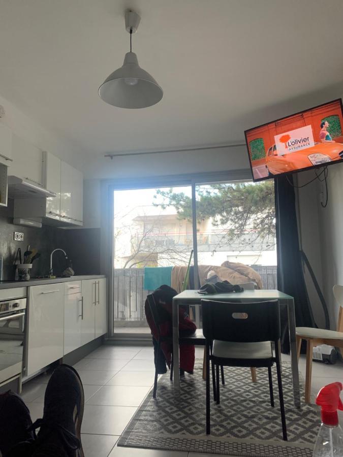 Appartement en résidence climatisé avec parking Montpellier Exterior foto